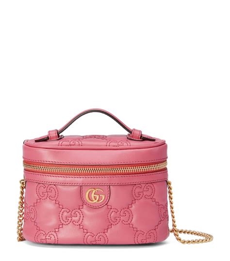 gucci pink small matelasse bag